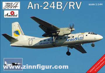 Antonov An-24B/RV Ukrainian Airlines 