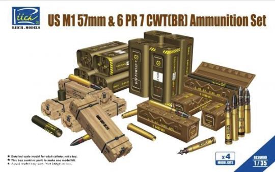 US M1 57mm & 6PR 7cwt(BR) Ammo Set 