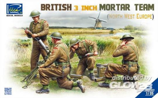 Brtish 3 Inch Mortar Team - North West Europe 