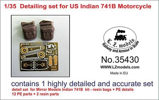 US Indian 741B Motorcycle Detail Set 