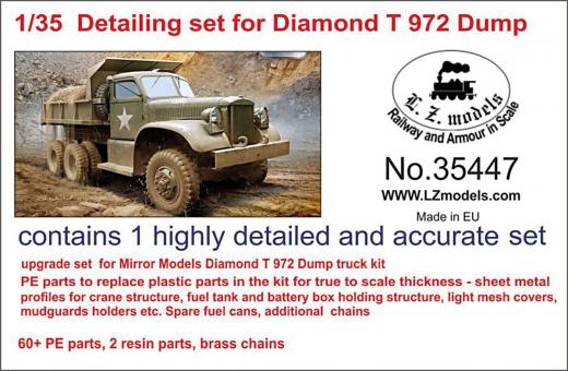 Diamond T 972 Dump Truck Detail Set 