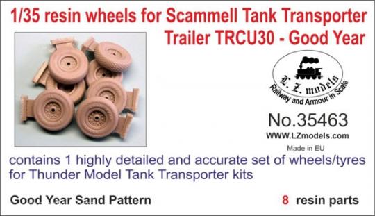 Resin Wheels for Scammel Tank Transporter Trailer TRCU30 "Good Year" 