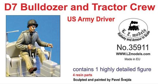 US Army D7 Bulldozer Driver 