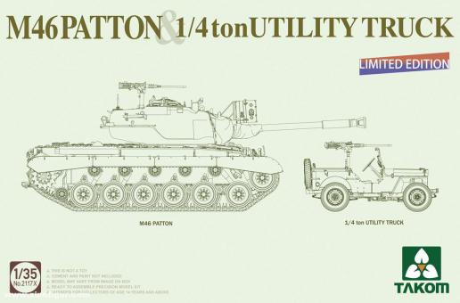 US M-46 Patton & 1/4 ton Utility Truck 