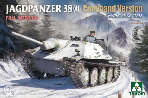 Jagdpanzer 38(t) Command Version with Winterketten - Full Interior 