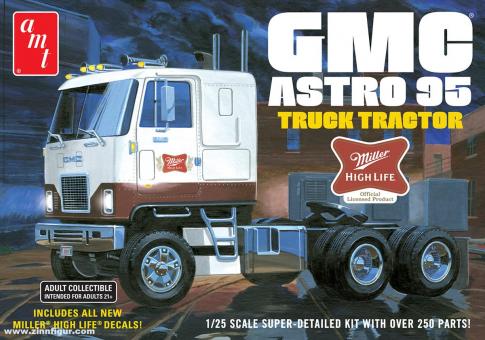 GMC Astro 95 Semi Tractor "Miller Beer" 