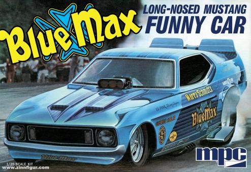 Long-Nosed Mustang Funny Car "Blue Max" 
