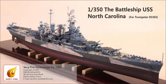 USS North Carolina Detailset 