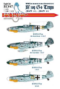 Bf 109G-6 Trop "JG27/JG51" Decals 