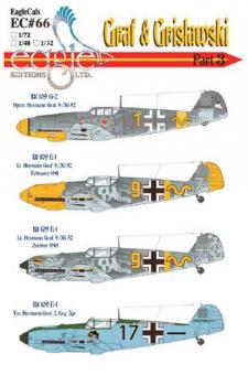 Bf 109 "Graf & Grislawski Part 3" Decals 