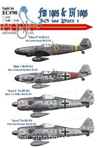Bf 109G "JG 300 Part 3" Decals 