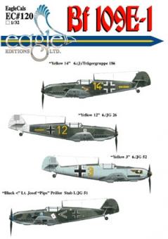 Bf 109E-1 Part 1 Decals 