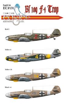 Bf 109F-4 Trop Decals 