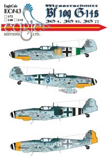Bf 109G-14 "JG4/JG52/JG77" Decals 