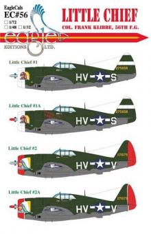 P-47 Little Chief "Col. Frank Klibbe 56th FG" Decals 