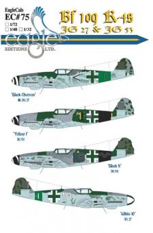 Bf 109K-4 "JG27 & JG53" Decals 