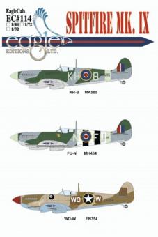 Spitfire Mk.IX Decals Teil 1 