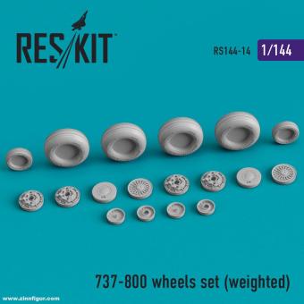 737-800 Wheels Set (weighted) 