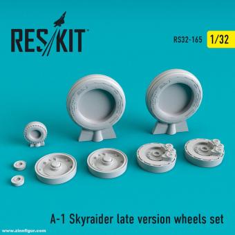 A-1 Skyraider Late Wheel Set 