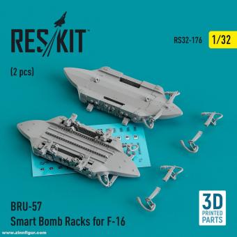 BRU-57 Smart Bomb Racks pour F-16 (2 pièces) 