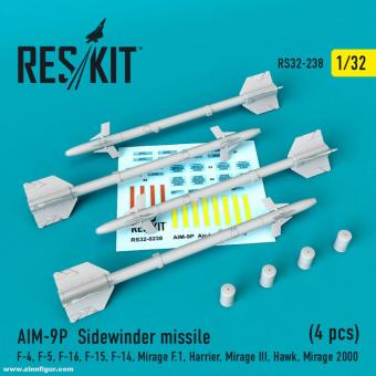 AIM-9P Sidewinder Raketen 