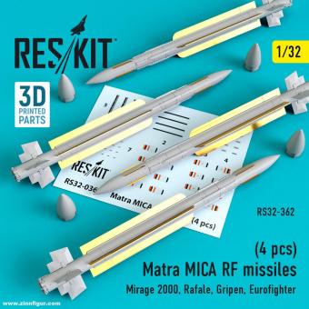 Matra MICA RF Raketen (4 Stück) 