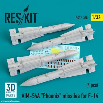 AIM-54A Pheonix Missiles for F-14 (4 pcs) 