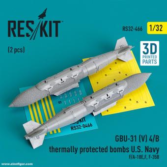 GBU-31 (V) 4/B thermally protected bombs U.S. Navy (2 pcs) (F/A-18E, F-35B) 