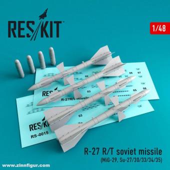 R-27R/T Missiles (4 pcs) 