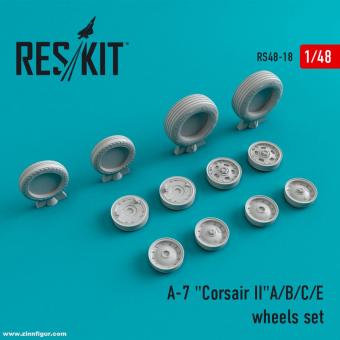 A-7 (A,B,C,E) "Corsair II" (weighted) wheels set 