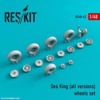 Sea King (toutes versions) Jeu de roues 