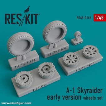 A-1 Skyraider version précoce Set de roues 