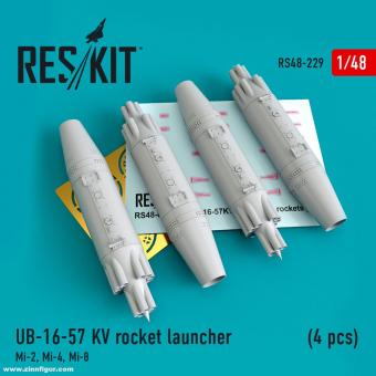 UB-16-57 KV Lanceur de fusée (4 pièces) 