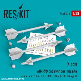 Missiles AIM-9D Sidewinder 