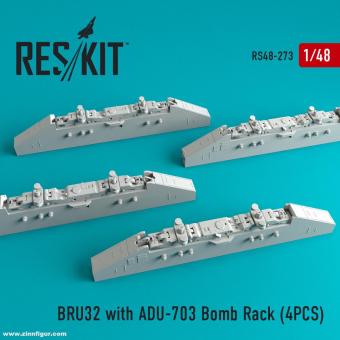 BRU-32 with ADU-703 Bomb racks for F-14 (B,D) (4 pièces) 
