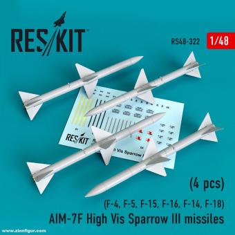 AIM-7F High Vis Sparrow III Missiles 