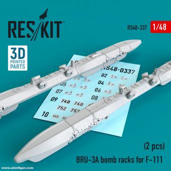 BRU-3A Supports de bombes pour F-111 (2 pièces) 