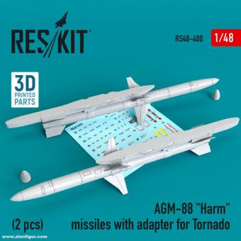 AGM-88 HARM Missiles with Adapter for Tornado (2 pcs) 