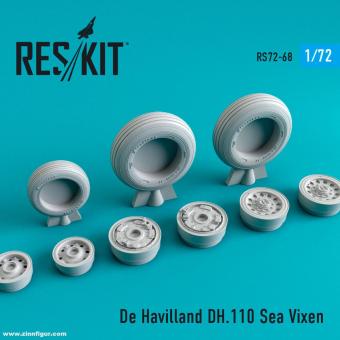 DH.110 Sea Vixen Räder Set 