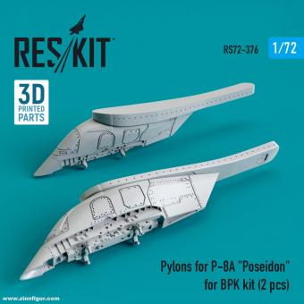 Pylons for P-8A "Poseidon" (2 pcs) (3D Printing) 