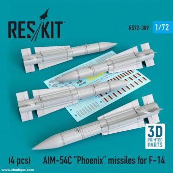 AIM-54C Pheonix Missiles for F-14 (4 pcs) 