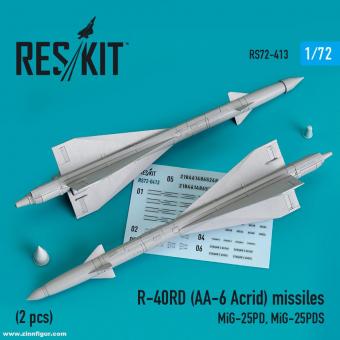 Missiles R-40RD (AA-6 Acrid) (2 pièces) 