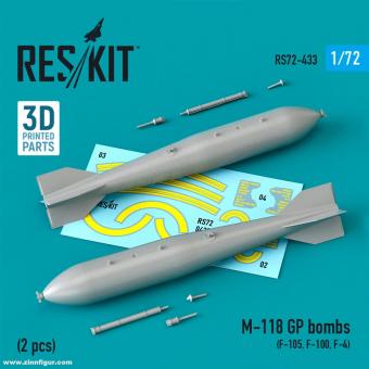 Bombes M-118 GP (2 pièces) 