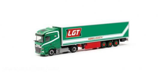 DAF XG Koffer-Sattelzug "LGT Logistics AS" (Dänemark/Horsens) 