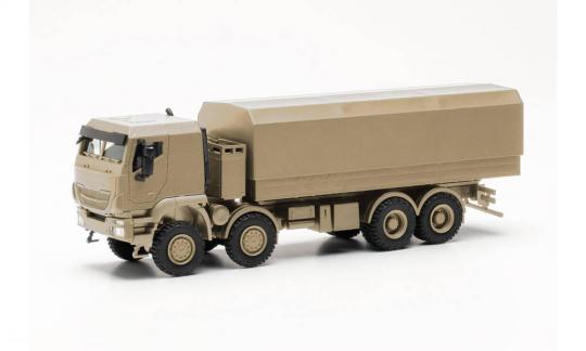 Iveco Trakker 8x8 protégé Camion à plateau beige sable 