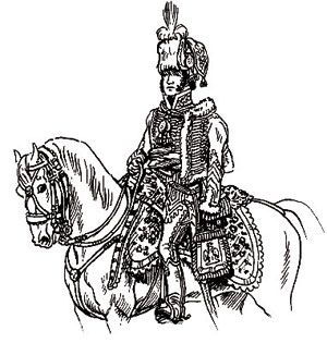 Murat, Général de cavalerie léger 1805 