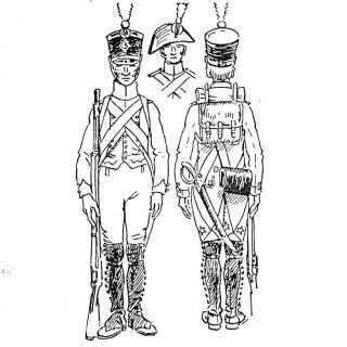Infanterie-Sanitäter in voller Uniform 