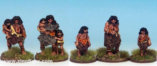 Caveman Family Group 