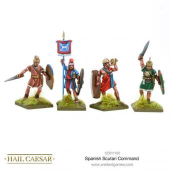 Figurines de commandement espagnoles Scutarii 