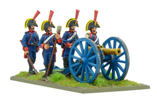 Napoleonic Spanish Foot Artillery 8pdr 